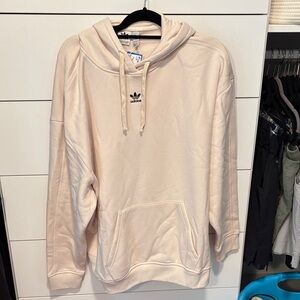 Adidas Off-White Hoodie with Logo